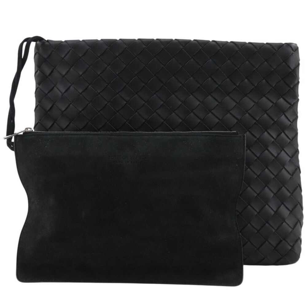 Bottega Veneta Classic Hydrology Leather Clutch Bag